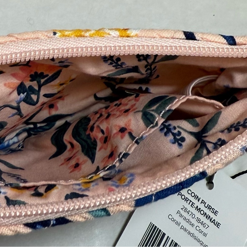 NWT Vera Bradley Coin Purse Purse Floral - Picture 4 of 4